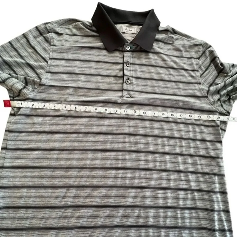 Adidas Men's Golf Stripe Polo Shirt Size Medium